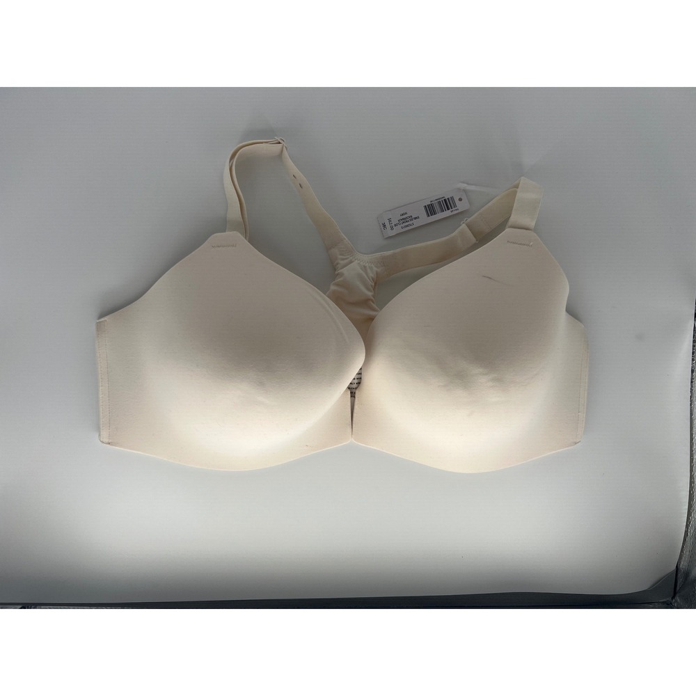 Soma Enbliss Front Close Racerback Bra Ivory 38C 570289510 NWT Mark